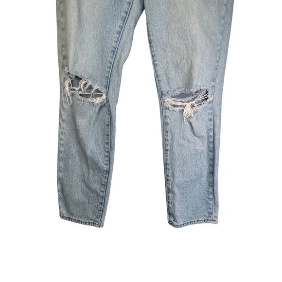 Rollas High Size 28 Rise Slim Dusters Jeans Light Blue Denim - Picture 8 of 13